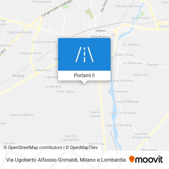 Mappa Via Ugoberto Alfassio Grimaldi