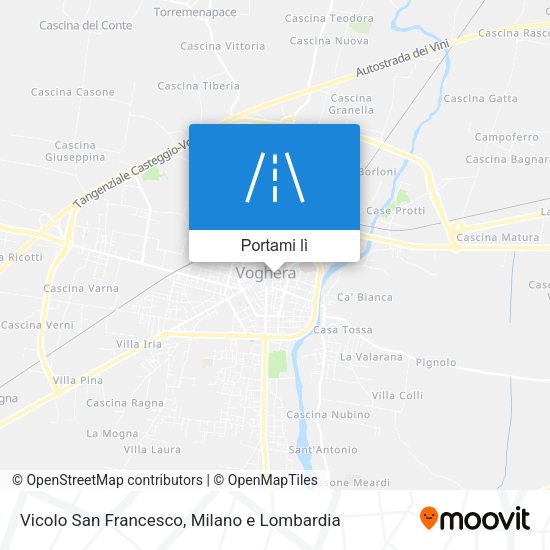 Mappa Vicolo San Francesco