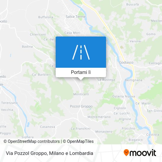 Mappa Via Pozzol Groppo