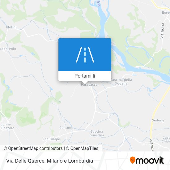 Mappa Via Delle Querce