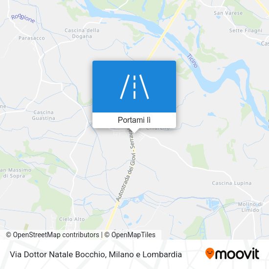 Mappa Via Dottor Natale Bocchio