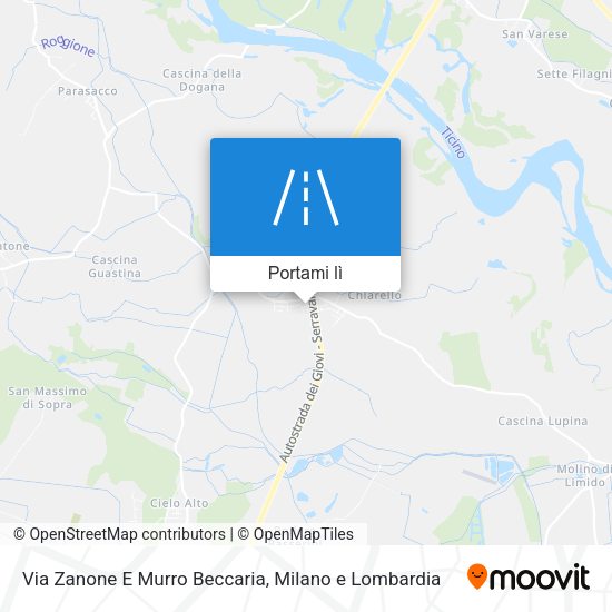 Mappa Via Zanone E Murro Beccaria