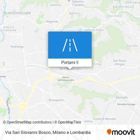 Mappa Via San Giovanni Bosco