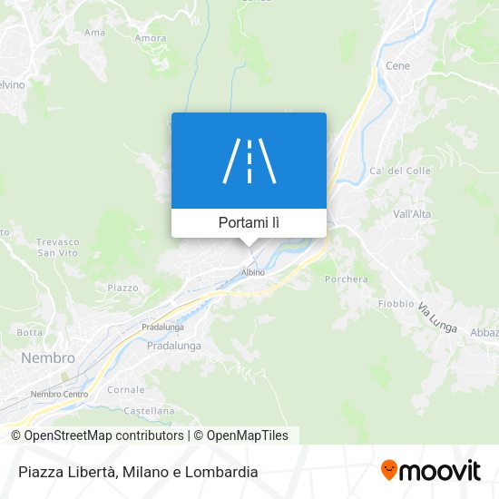 Mappa Piazza Libertà
