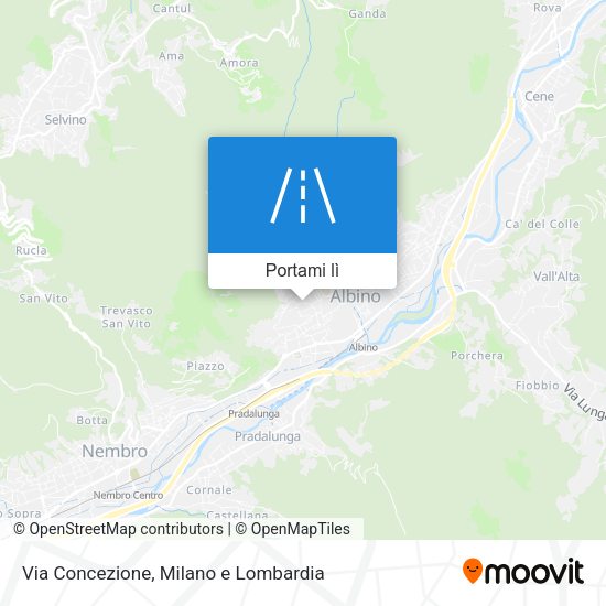 Mappa Via Concezione