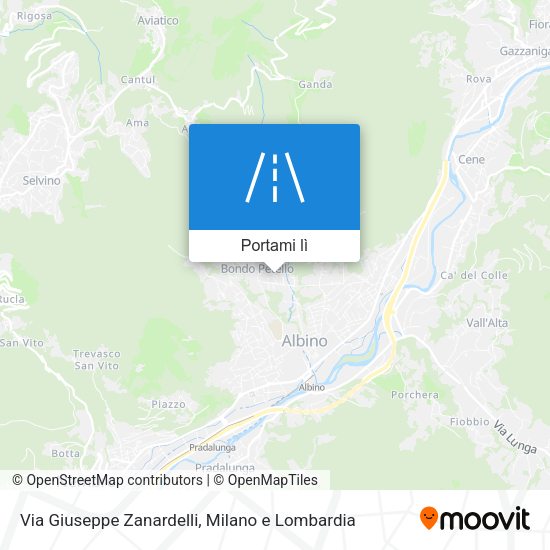 Mappa Via Giuseppe Zanardelli