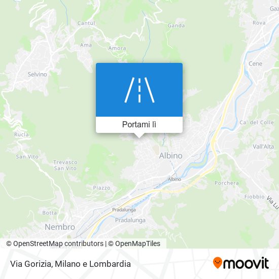 Mappa Via Gorizia