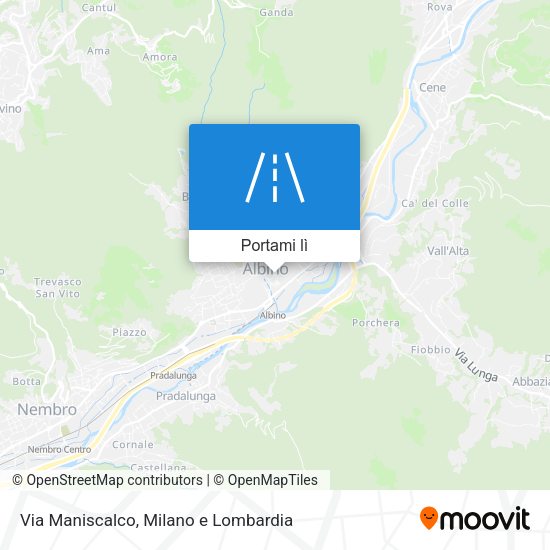 Mappa Via Maniscalco