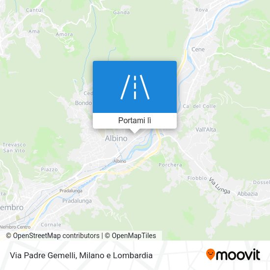 Mappa Via Padre Gemelli