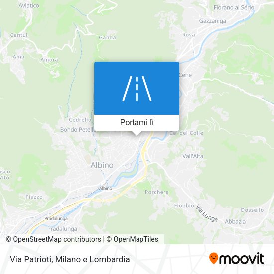 Mappa Via Patrioti