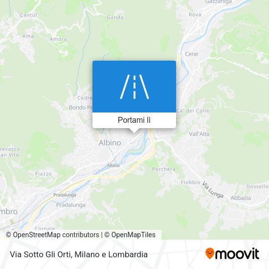 Mappa Via Sotto Gli Orti