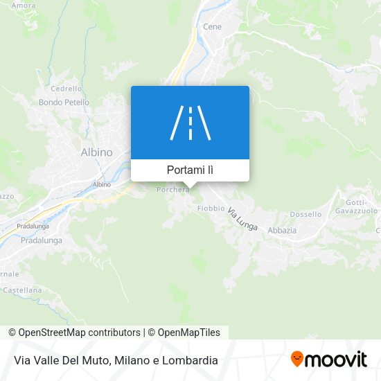Mappa Via Valle Del Muto