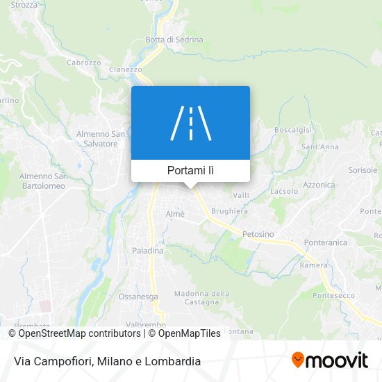 Mappa Via Campofiori