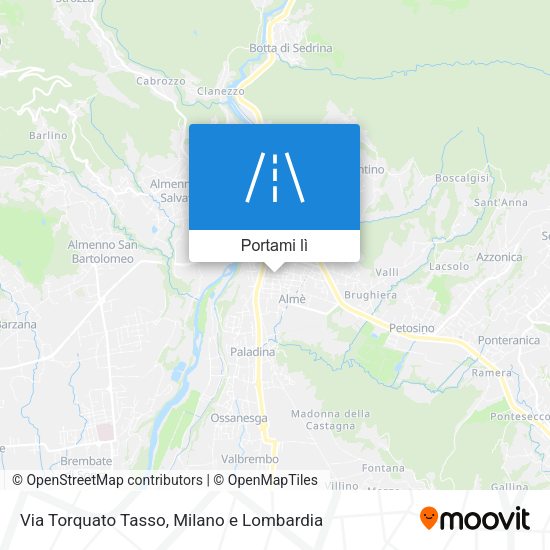 Mappa Via Torquato Tasso