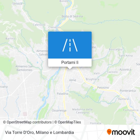Mappa Via Torre D'Oro