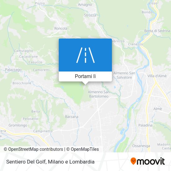 Mappa Sentiero Del Golf