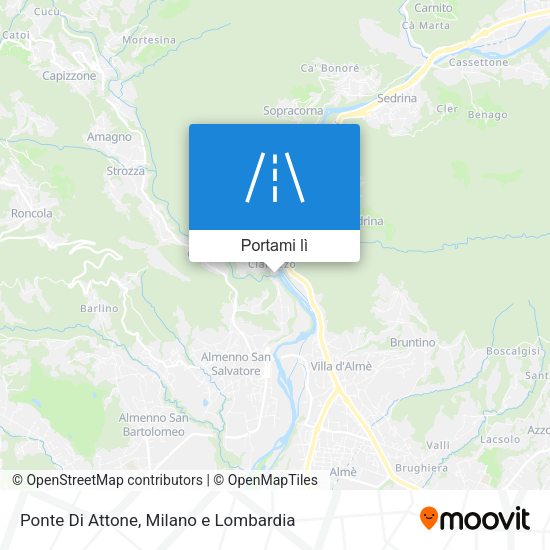 Mappa Ponte Di Attone