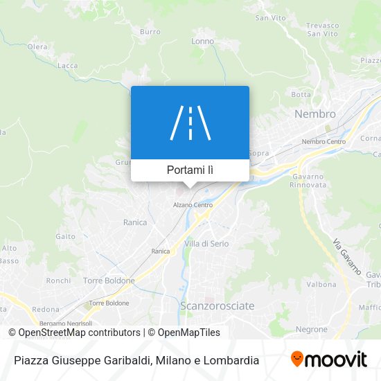 Mappa Piazza Giuseppe Garibaldi
