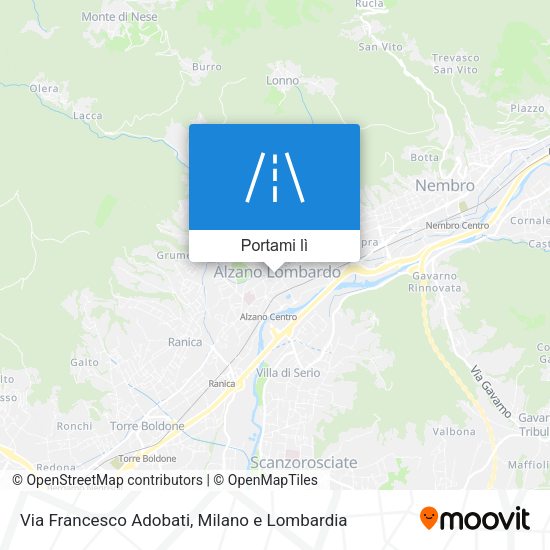 Mappa Via Francesco Adobati