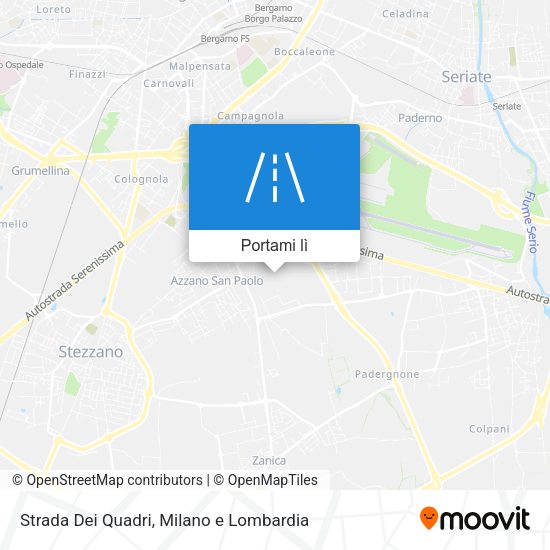 Mappa Strada Dei Quadri
