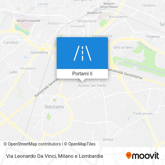 Mappa Via Leonardo Da Vinci