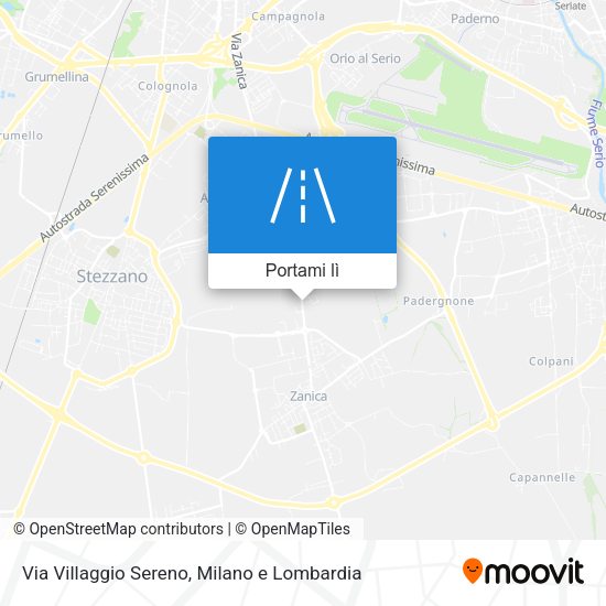 Mappa Via Villaggio Sereno