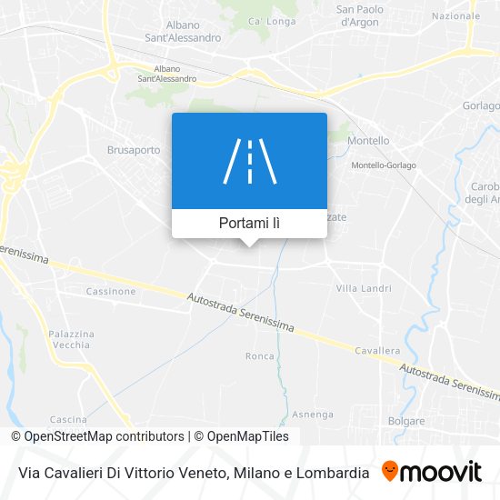Mappa Via Cavalieri Di Vittorio Veneto