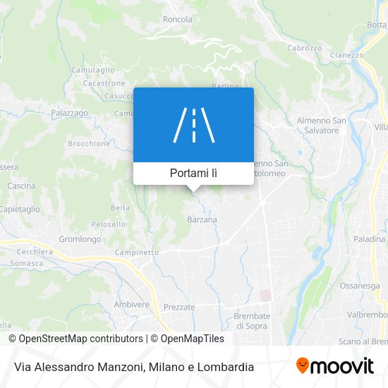 Mappa Via Alessandro Manzoni