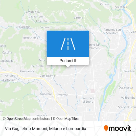 Mappa Via Guglielmo Marconi
