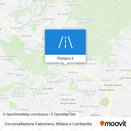 Mappa Circonvallazione Fabriciano