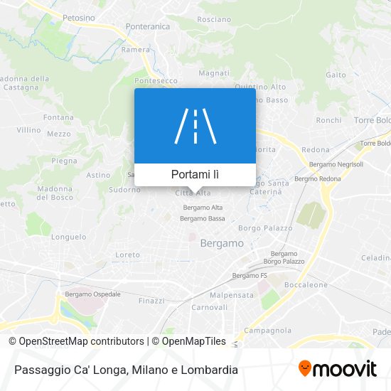 Mappa Passaggio Ca' Longa