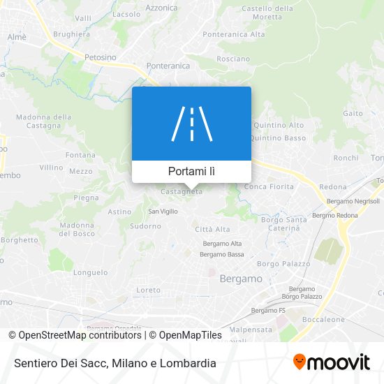 Mappa Sentiero Dei Sacc