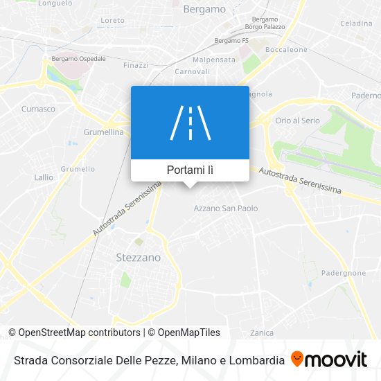 Mappa Strada Consorziale Delle Pezze