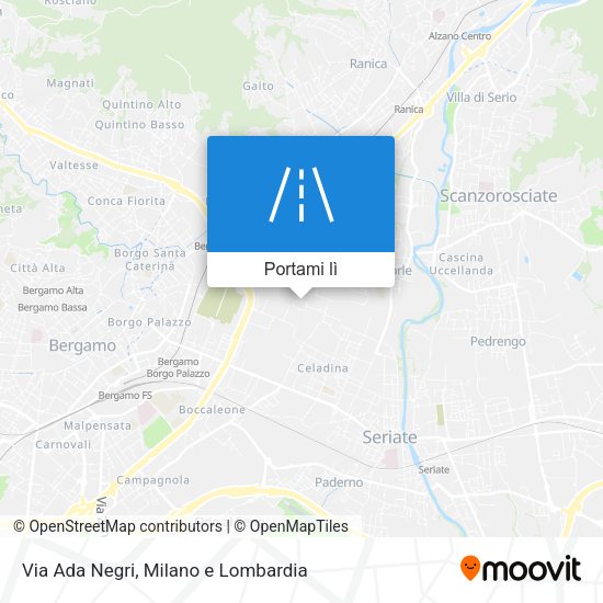 Mappa Via Ada Negri