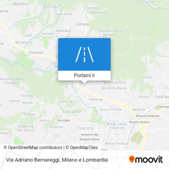 Mappa Via Adriano Bernareggi