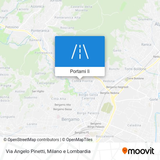 Mappa Via Angelo Pinetti