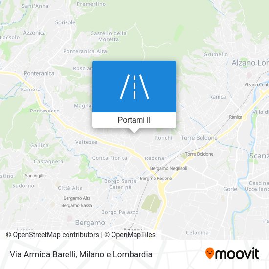 Mappa Via Armida Barelli