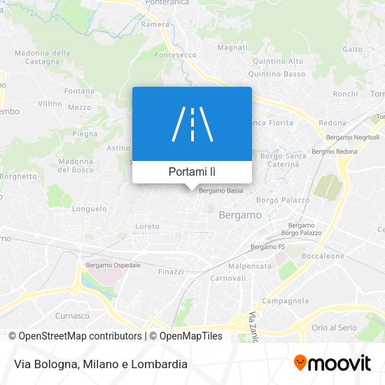 Mappa Via Bologna