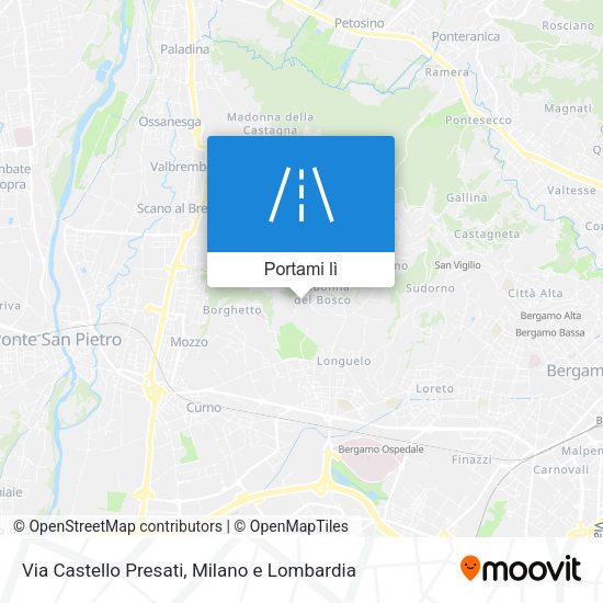 Mappa Via Castello Presati