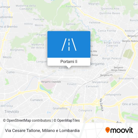 Mappa Via Cesare Tallone