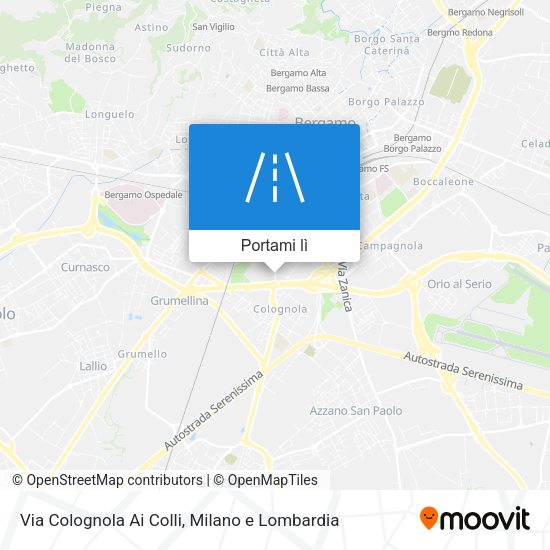 Mappa Via Colognola Ai Colli