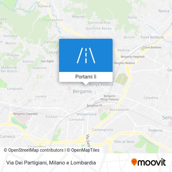 Mappa Via Dei Partigiani