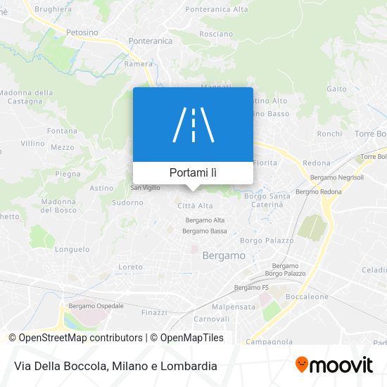 Mappa Via Della Boccola