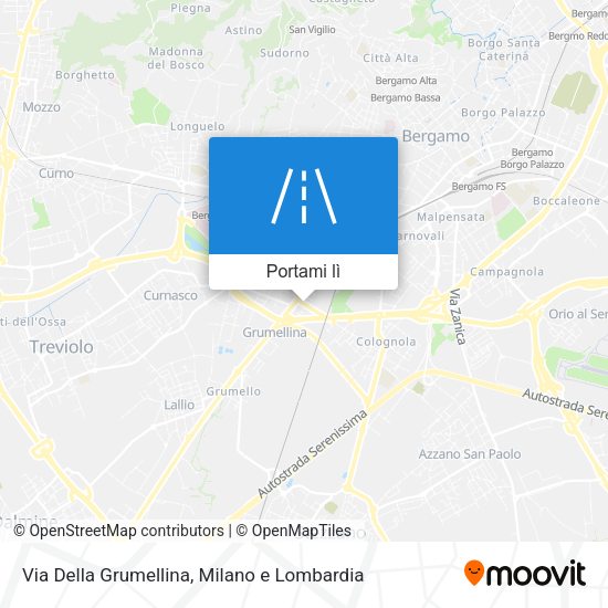 Mappa Via Della Grumellina