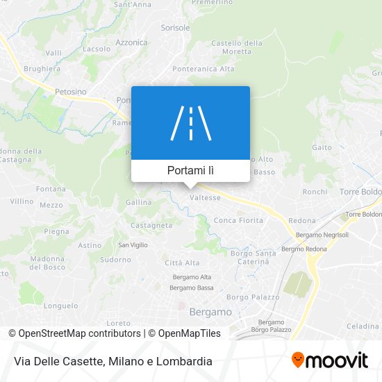 Mappa Via Delle Casette