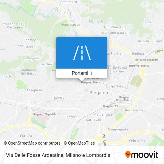 Mappa Via Delle Fosse Ardeatine