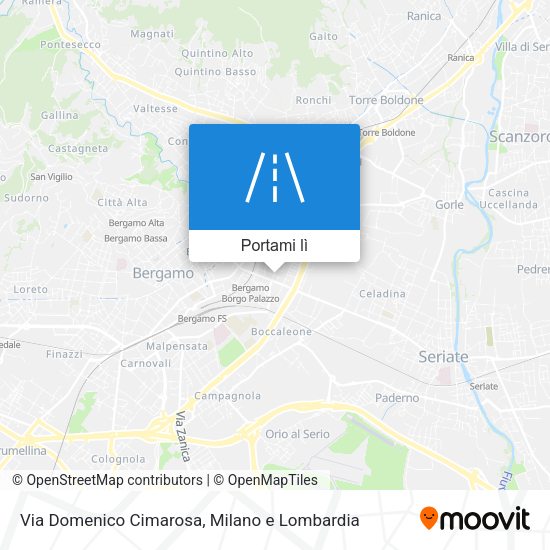 Mappa Via Domenico Cimarosa
