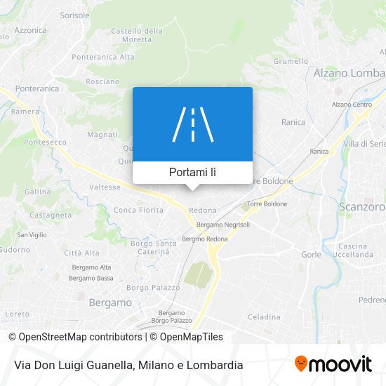 Mappa Via Don Luigi Guanella