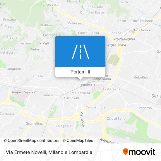 Mappa Via Ermete Novelli