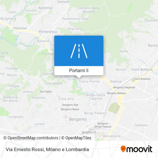 Mappa Via Ernesto Rossi